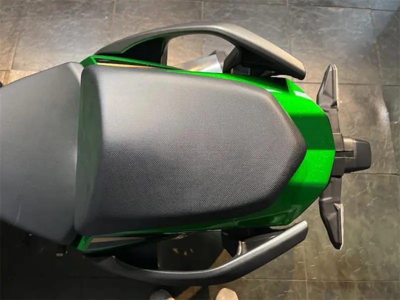 Ninja1100SX SE 2025年モデル グリーン タンデムシート上から