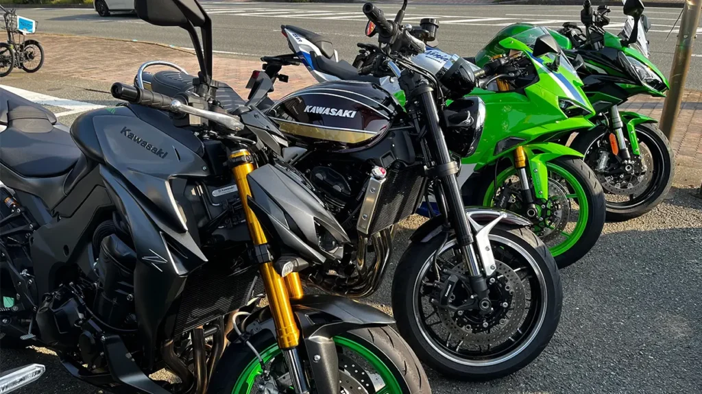 カワサキプラザ福岡東のレンタルバイクの画像
