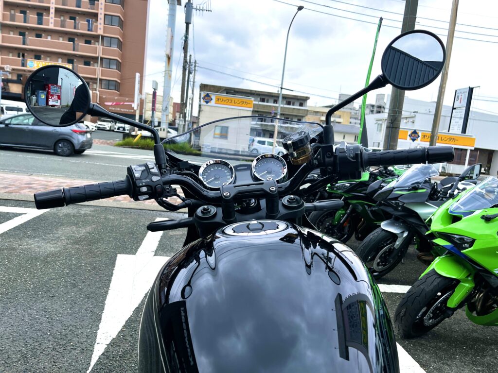 z900rs cafe ハンドルカスタム